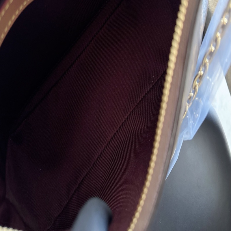 【近新閒置品】Louis Vuitton 路易威登LV Boulogne牛角包新款棕邊復古肩背包-15