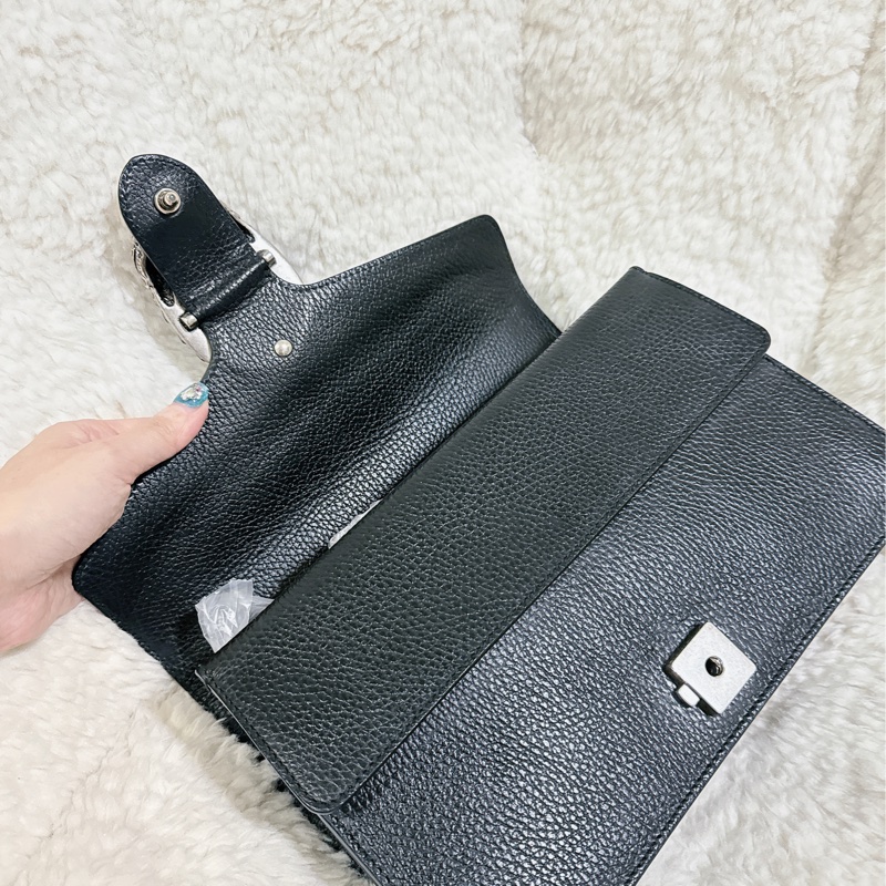 Gucci 經典酒神包黑色中號-19