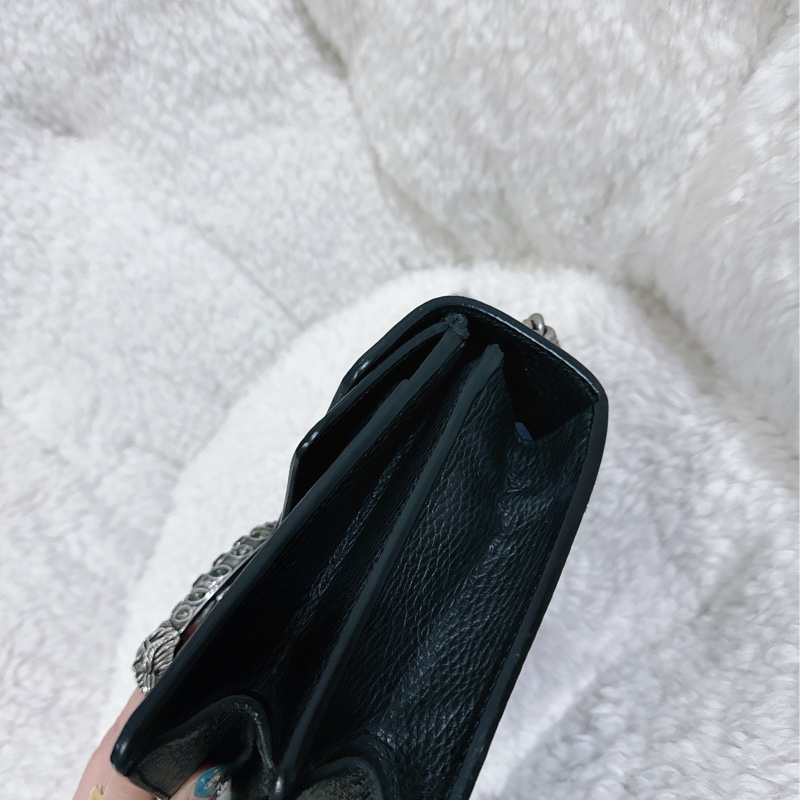 Gucci 經典酒神包黑色中號-20