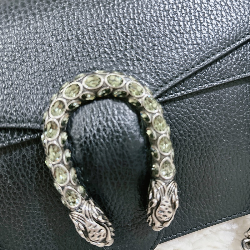 Gucci 經典酒神包黑色中號-28