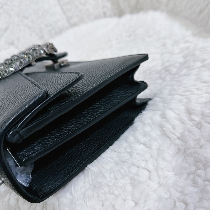 Gucci 經典酒神包黑色中號-35