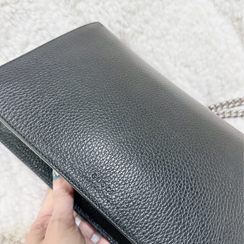 Gucci 經典酒神包黑色中號-42