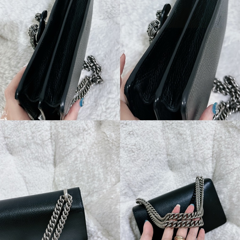 Gucci 經典酒神包黑色中號-59