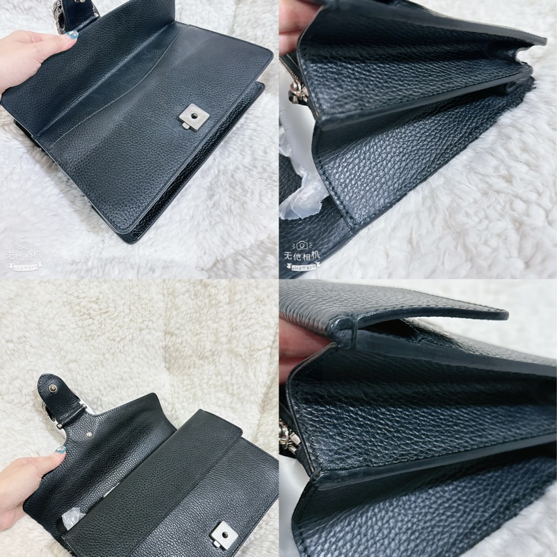 Gucci 經典酒神包黑色中號-61