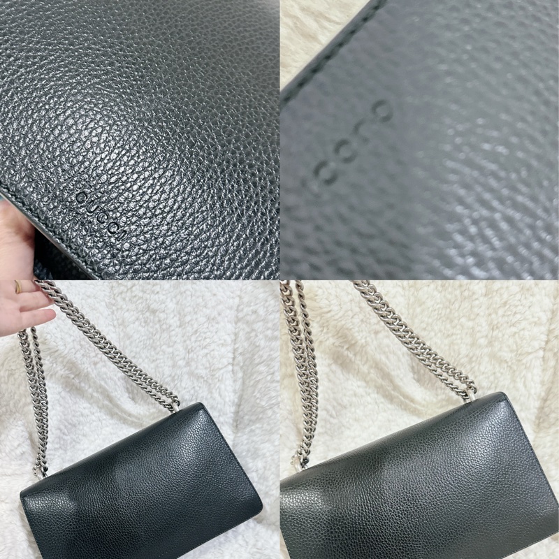 Gucci 經典酒神包黑色中號-64