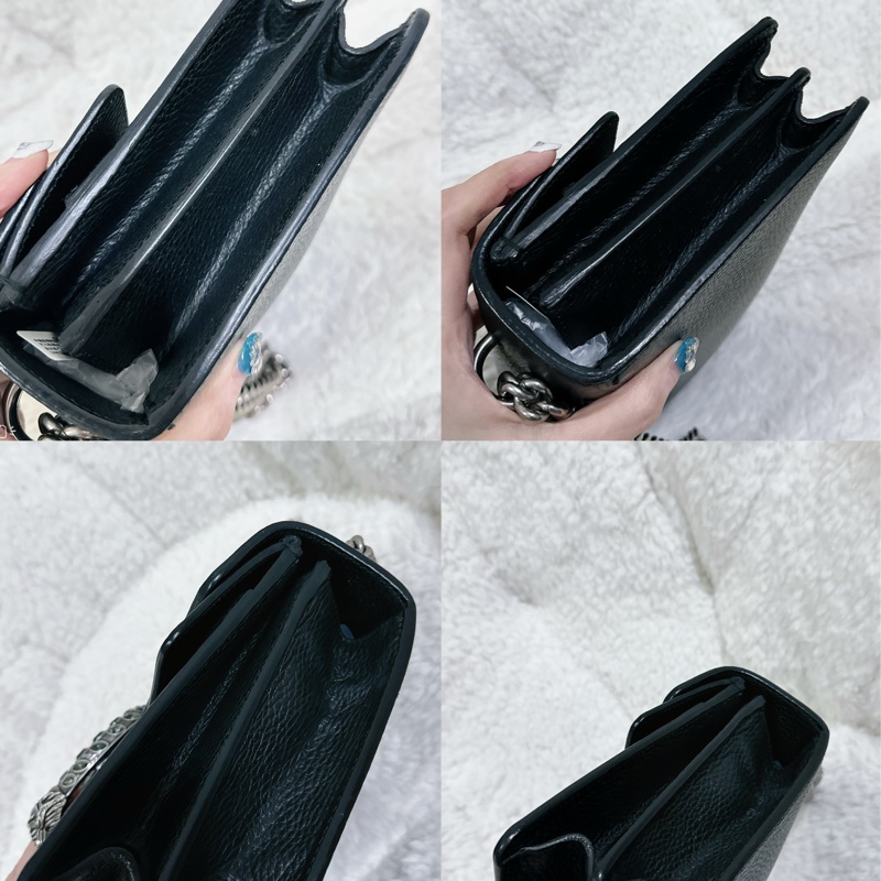 Gucci 經典酒神包黑色中號-65