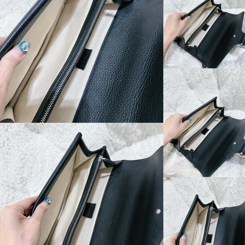 Gucci 經典酒神包黑色中號-67