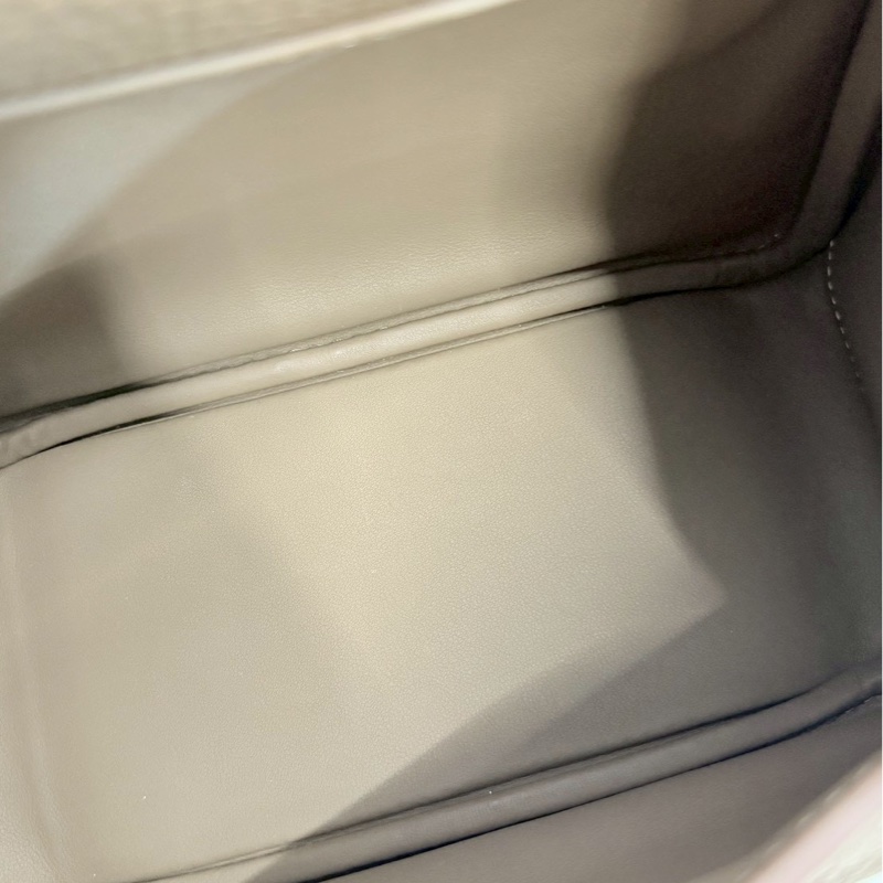 Hermes mini Lindy 大象灰 金釦 全新全配-8