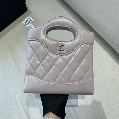 有票❤️98新 Chanel香奈儿25k 31bag nano粉紫色