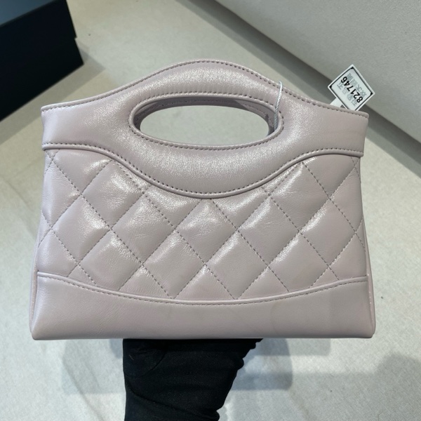 有票❤️98新 Chanel香奈儿25k 31bag nano粉紫色-9
