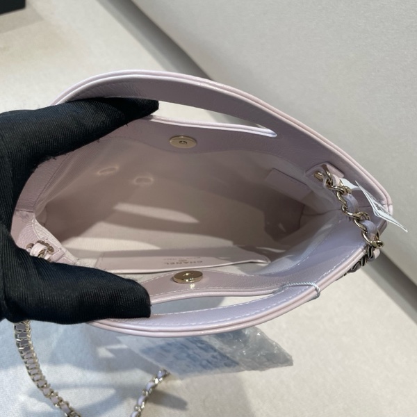 有票❤️98新 Chanel香奈儿25k 31bag nano粉紫色-13