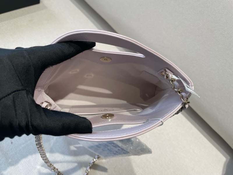 有票❤️98新 Chanel香奈儿25k 31bag nano粉紫色-15