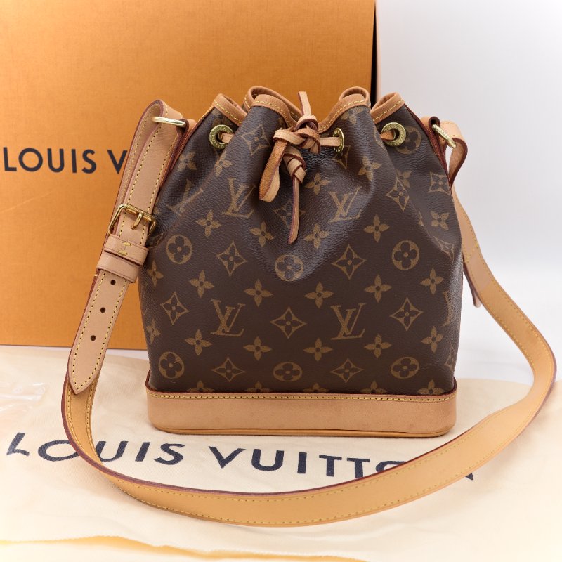 Louis Vuitton 路易威登 Noé 老花 棕色 帆布 水桶包 肩背包-0
