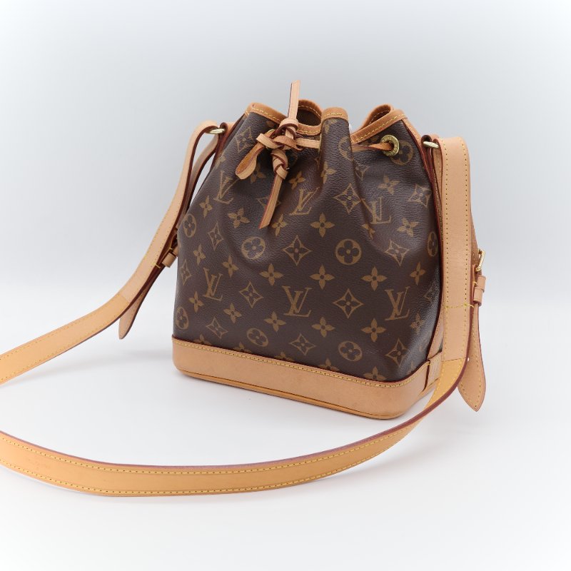 Louis Vuitton 路易威登 Noé 老花 棕色 帆布 水桶包 肩背包-3