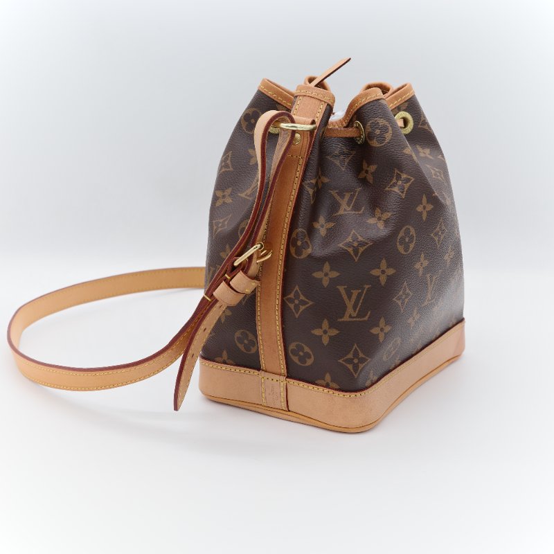 Louis Vuitton 路易威登 Noé 老花 棕色 帆布 水桶包 肩背包-4