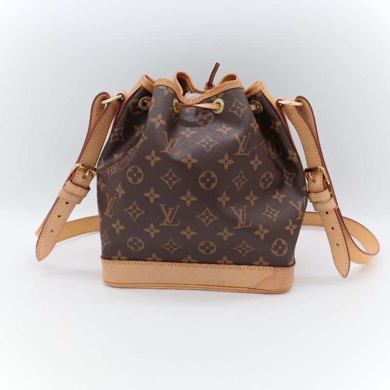 Louis Vuitton 路易威登 Noé 老花 棕色 帆布 水桶包 肩背包-5