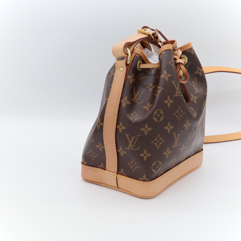 Louis Vuitton 路易威登 Noé 老花 棕色 帆布 水桶包 肩背包-6