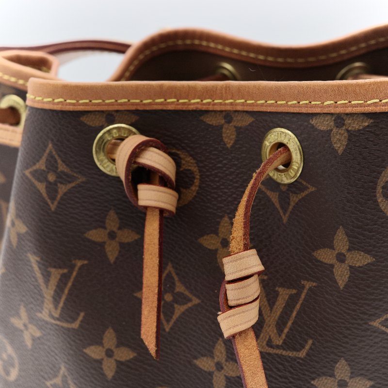 Louis Vuitton 路易威登 Noé 老花 棕色 帆布 水桶包 肩背包-9