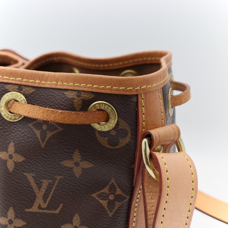 Louis Vuitton 路易威登 Noé 老花 棕色 帆布 水桶包 肩背包-10