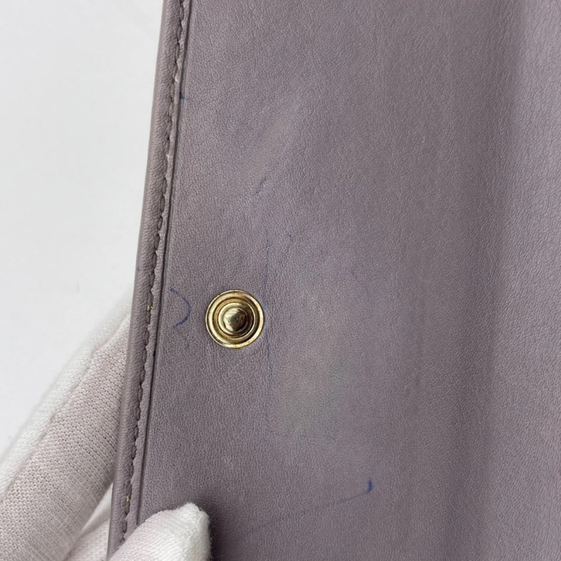 GUCCI/古馳紫色長款滿logo錢包,19*10,成色如圖-8