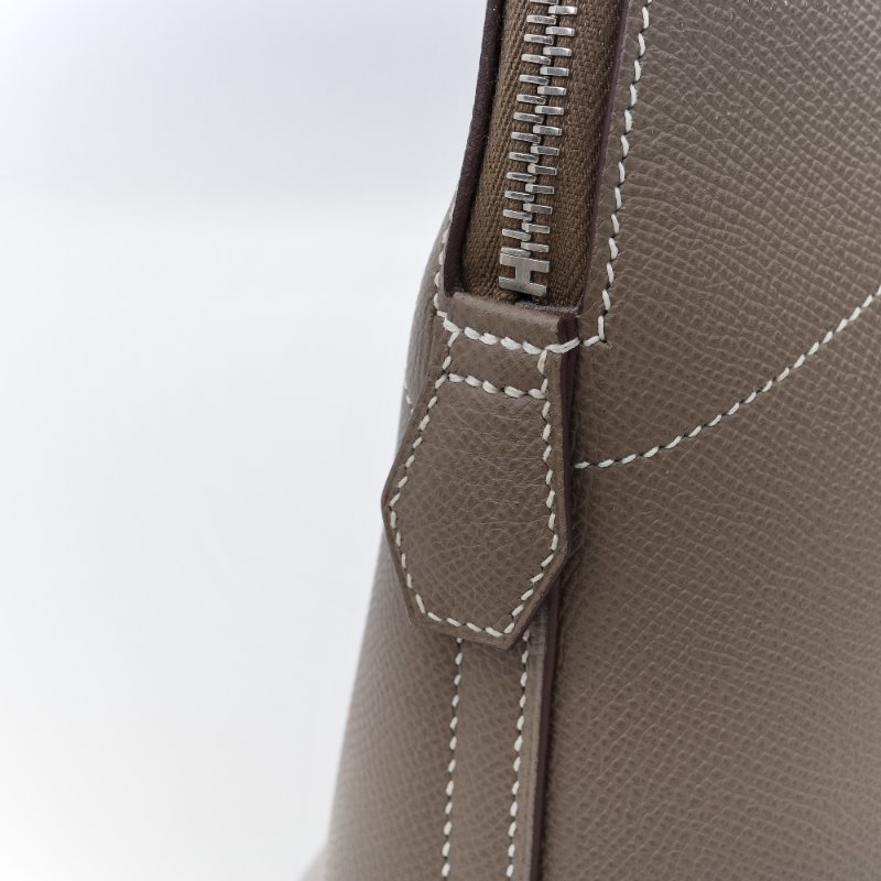 Hermès 愛馬仕 Bolide 31 灰色 Clemence 牛皮 手提包 肩背包 兩用包-6