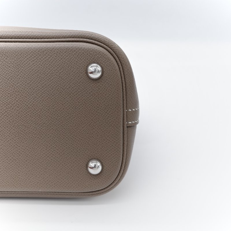 Hermès 愛馬仕 Bolide 31 灰色 Clemence 牛皮 手提包 肩背包 兩用包-11