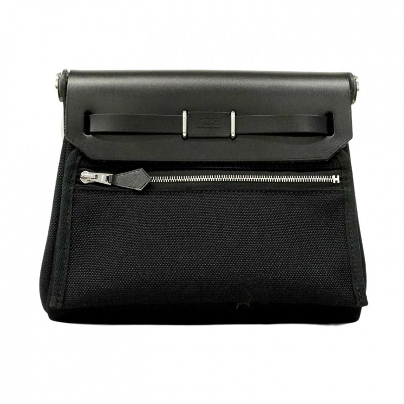 愛馬仕 Airbag Zip 迷你肩背包，黑色，K 字印記，女士款-9