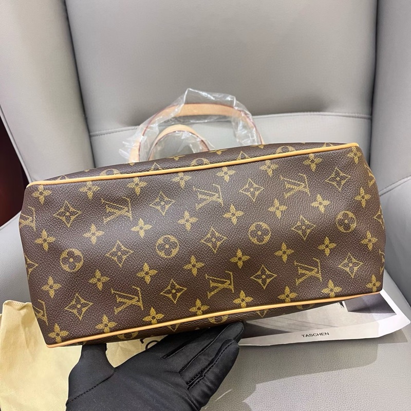 97新LV老花竪版南瓜包 白皮 編碼MI1025 有塵袋-5