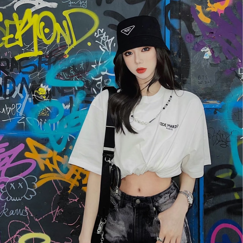 PRADA 黑色 三角logo 漁夫帽 遮陽帽 休閒帽 帽子-22