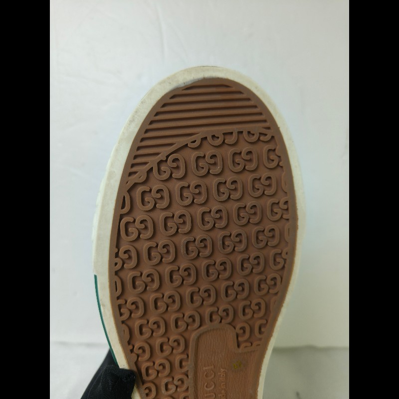 ㊣✨Gucci✨(附防塵袋)**尺寸42**古馳 藍色 老花 紅綠條 滿版 刺繡 布鞋 休閒鞋 便鞋/二手鞋/二手精品🌳二手樹屋🌳-39