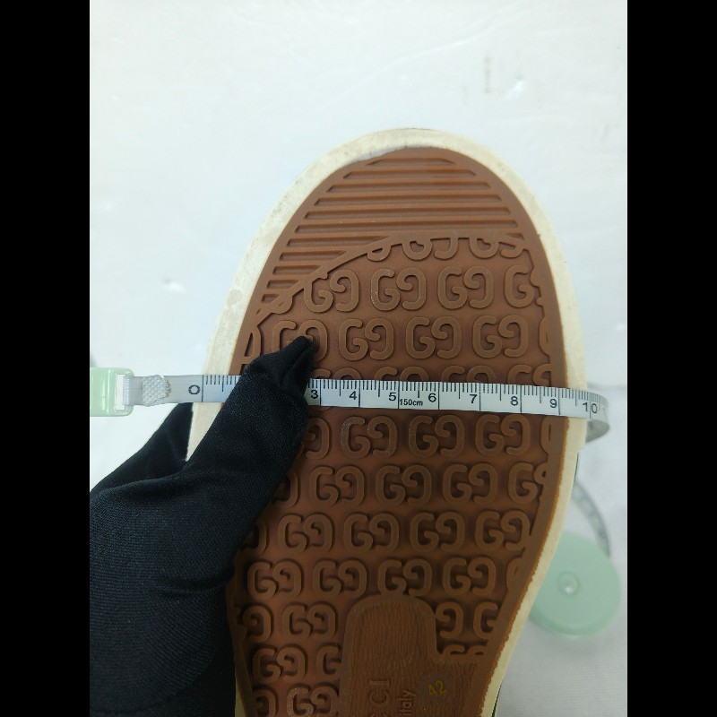 ㊣✨Gucci✨(附防塵袋)**尺寸42**古馳 藍色 老花 紅綠條 滿版 刺繡 布鞋 休閒鞋 便鞋/二手鞋/二手精品🌳二手樹屋🌳-43