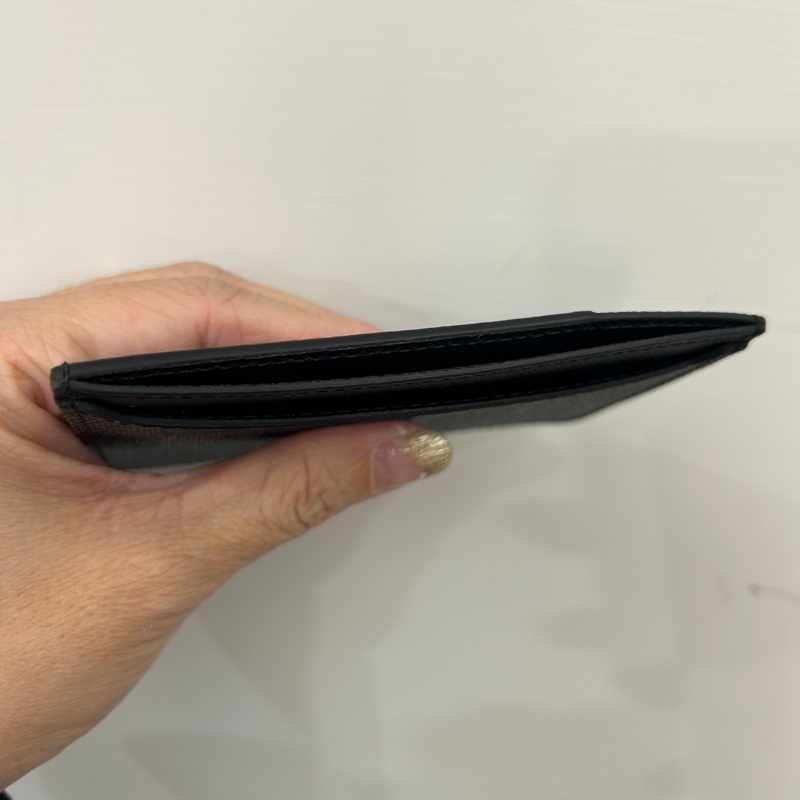 Lv 黑灰棋盤格neo 5卡名片夾-3