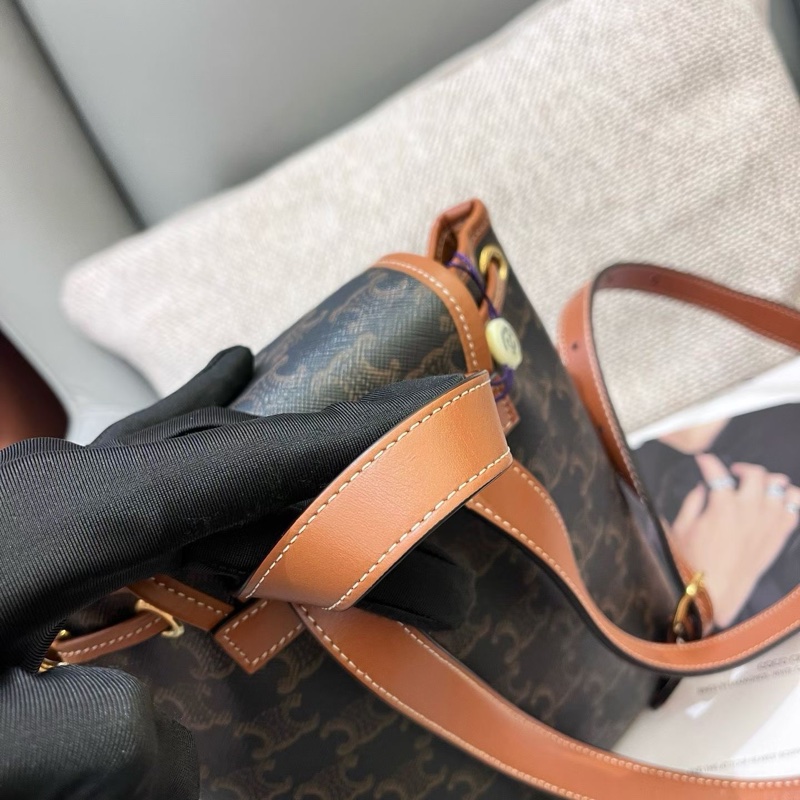 98新Celine老花中古迷你雙肩包 23年 尺寸17x21 001無附件-2