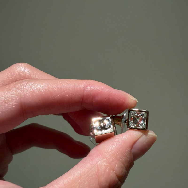 Chanel方塊耳環-3