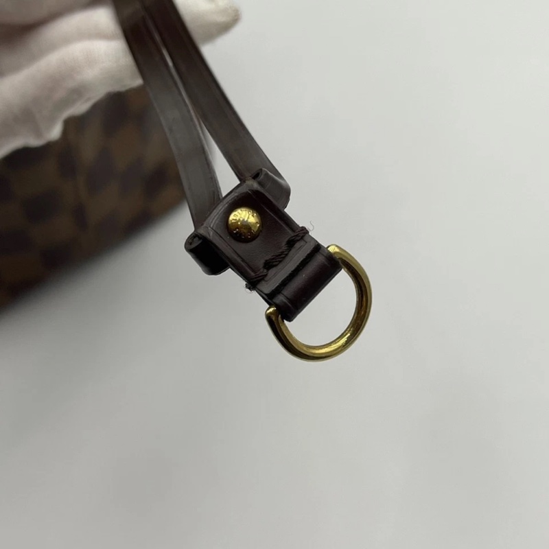 Lv路易威登/Louis Vuitton neverfull中號棋盤格購物袋無子袋款,紅色內里 尺寸:31x 28 x 14cm-18