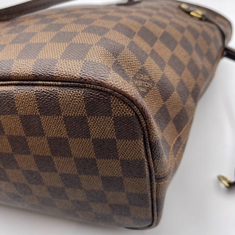 Lv路易威登/Louis Vuitton neverfull中號棋盤格購物袋無子袋款,紅色內里 尺寸:31x 28 x 14cm-22
