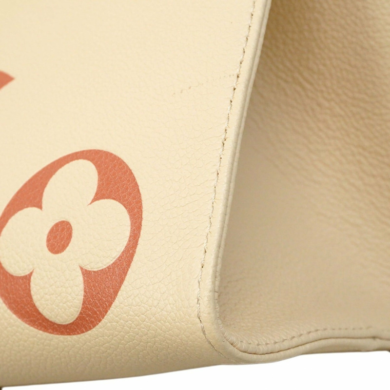 路易威登 Monogram Empreinte 雙色 On-the-Go MM 手提包 M21575 奶油玫瑰色 Trianon 女士兩用包-5