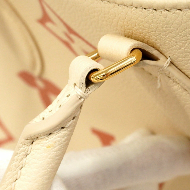 路易威登 Monogram Empreinte 雙色 On-the-Go MM 手提包 M21575 奶油玫瑰色 Trianon 女士兩用包-7