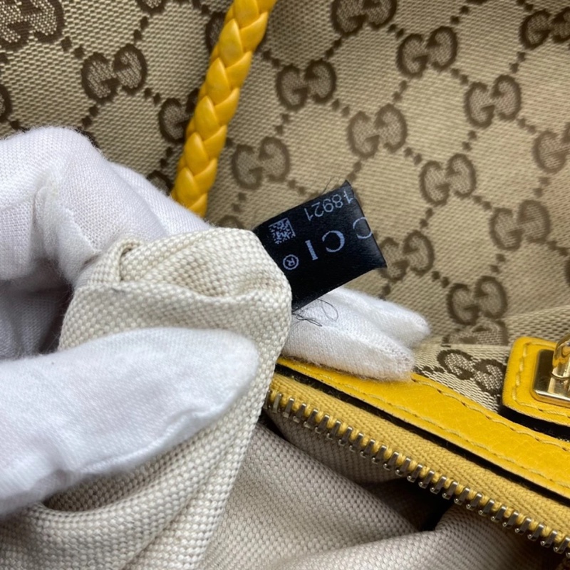 Gucci古馳老花流蘇竹節包,尺寸 34*23*12cm，成色如圖-20