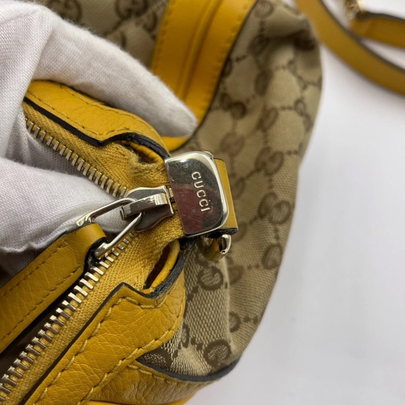 Gucci古馳老花流蘇竹節包,尺寸 34*23*12cm，成色如圖-21