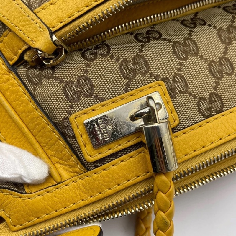 Gucci古馳老花流蘇竹節包,尺寸 34*23*12cm，成色如圖-23