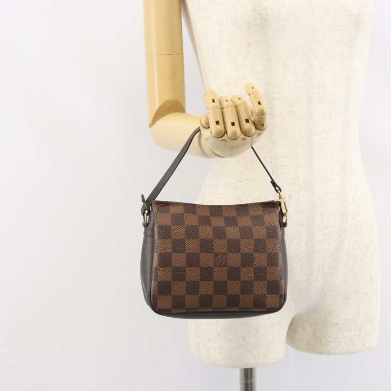 【日本直送】路易威登 Damier Ebene Trousse 化妝包 N51982 LV 正品 161180V-21