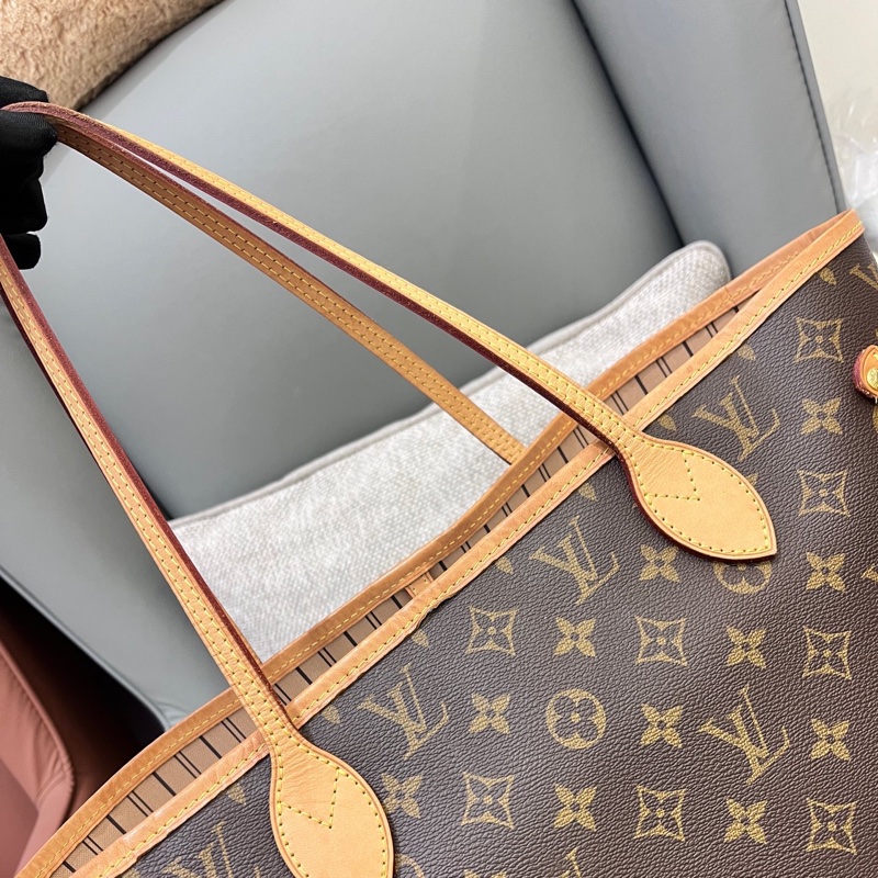 97新LV老花neverfull nf中號子母購物袋 21年 底長32 55x-10