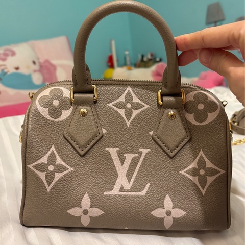 LV speedy20斑鳩灰真皮包