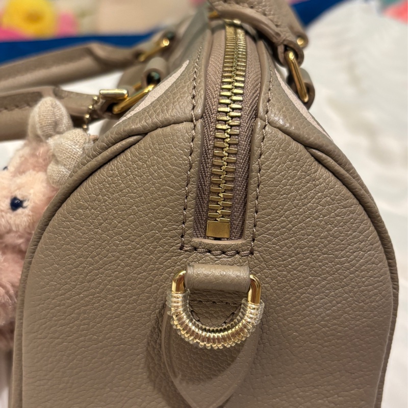 LV speedy20斑鳩灰真皮包-7