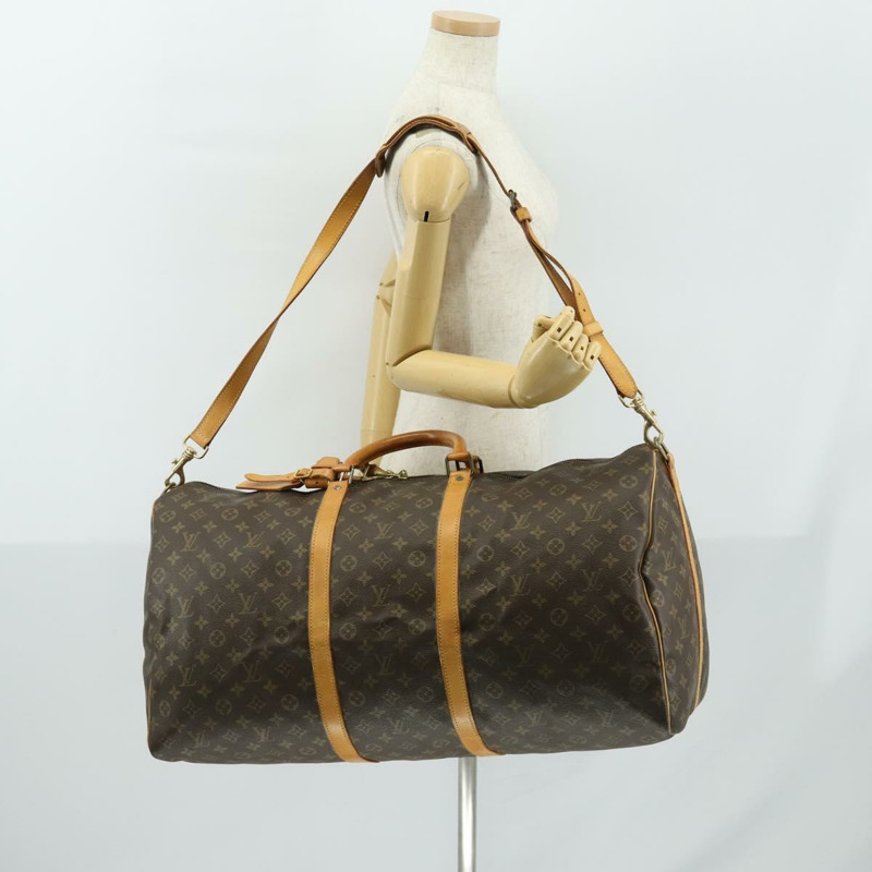 【日本直送】路易威登 Monogram Keepall Bandouliere 60 波士頓包 M41412 LV Auth BA8930-24