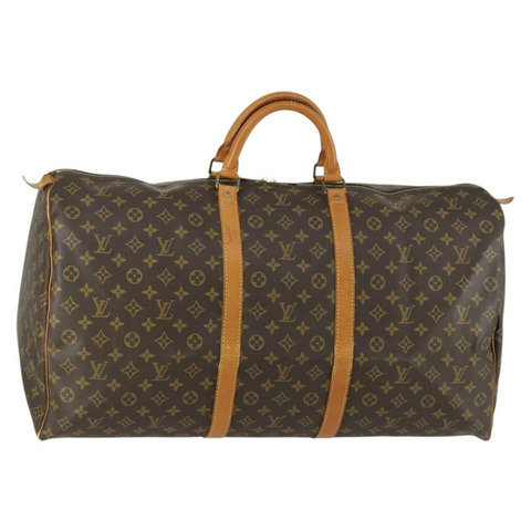 路易威登 Monogram Keepall 60 波士頓包 M41422 LV Auth BA8830