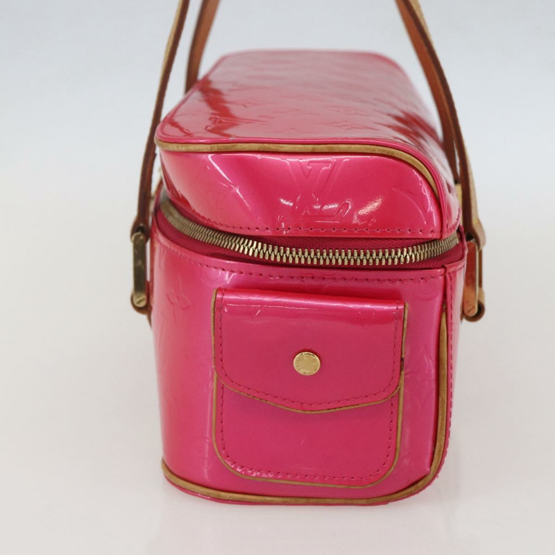 【日本直送】路易威登 Vernis Sullivan Horizontal GM 手袋 玫紅色 M91267 正品 160161-3