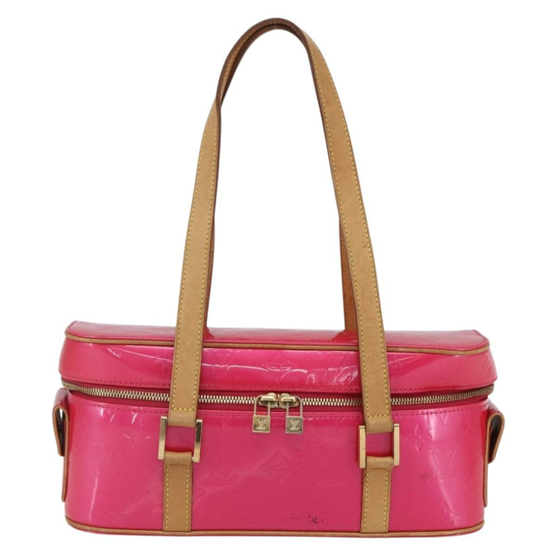 【日本直送】路易威登 Vernis Sullivan Horizontal GM 手袋 玫紅色 M91267 正品 160161-12