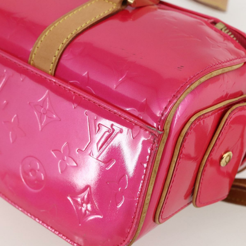 【日本直送】路易威登 Vernis Sullivan Horizontal GM 手袋 玫紅色 M91267 正品 160161-15